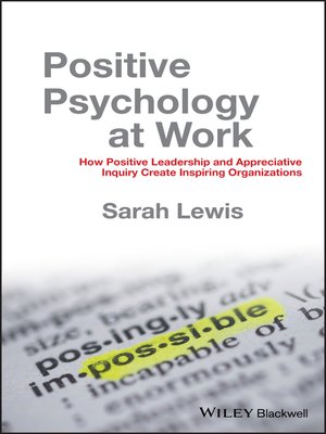 cover image of Positive Psychology at Work